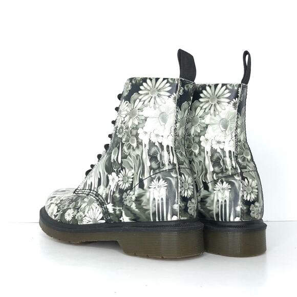 Dr Martens Floral Slime Paint Slick 1460 Pascal Lace Up Boots Women’s 6 Shoes - Picture 6 of 13
